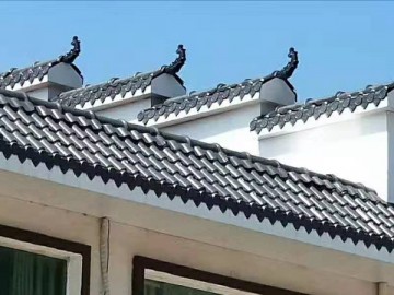 粤耐斯树脂瓦施工案例1